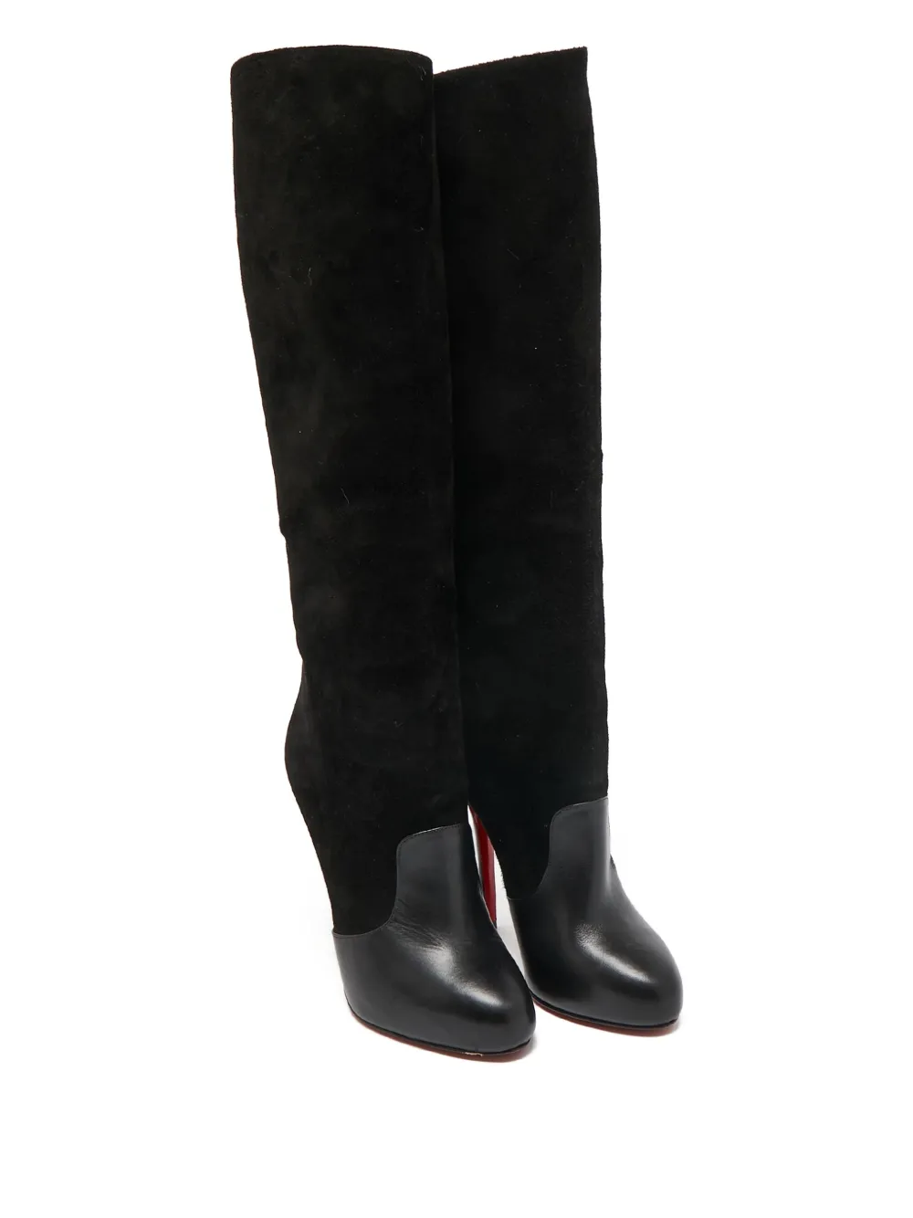 Christian Louboutin Pre-Owned 120mm suede over-the-knee boots | Image 2