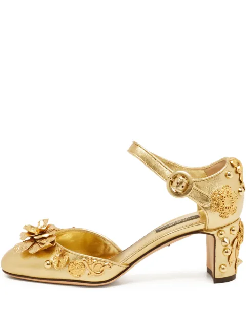 Dolce & Gabbana Pre-Owned 60mm Dazzling floral-appliqué pumps