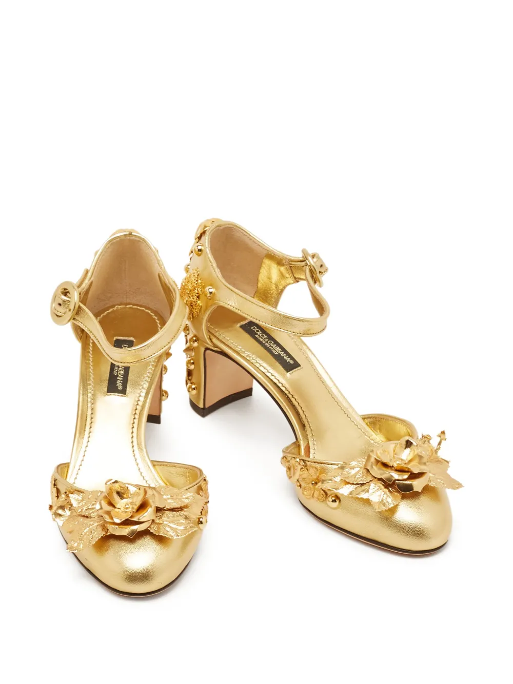 Dolce & Gabbana Pre-Owned zapatillas Dazzling con aplique floral y tacón de 60mm | Image 2