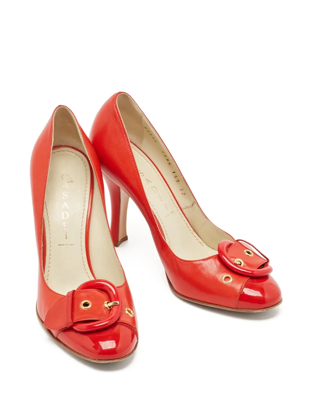 Casadei Vintage 100mm buckle-detail stiletto pumps | Image 2