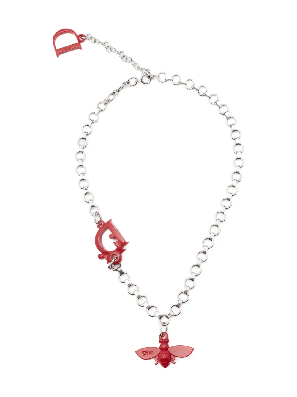 logo charm necklace