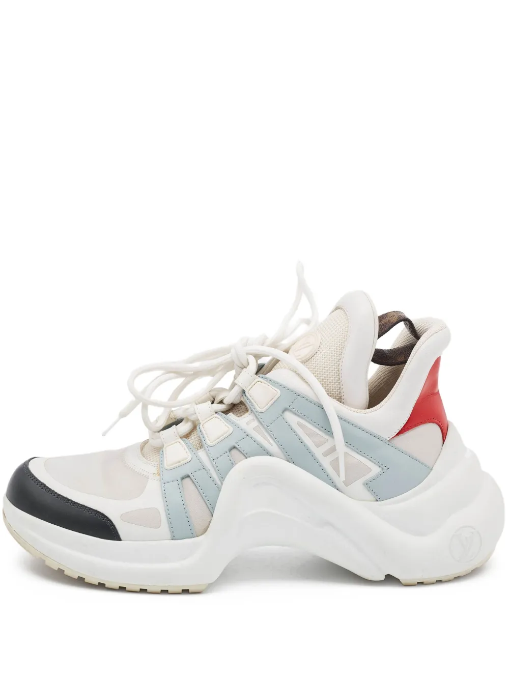 Louis Vuitton Pre-Owned LV Archlight チャンキーソール スニーカー - ホワイト Louis Vuitton Pre-Owned LV Archlight チャンキーソール スニーカー - ホワイト