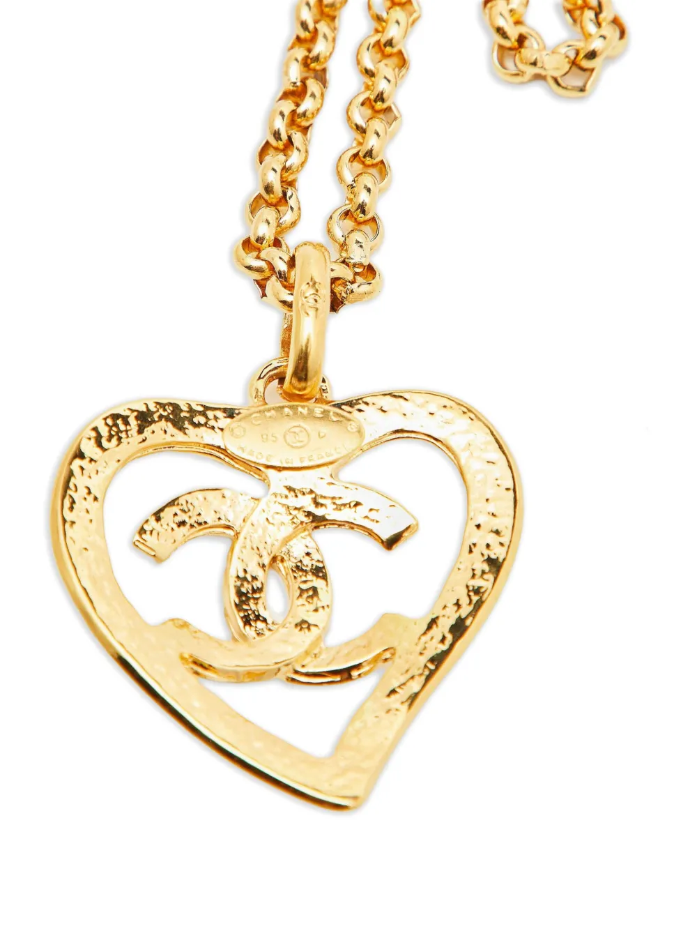 CHANEL Pre-Owned 1900 heart-pendant necklace | Pre-Owned | Image 2