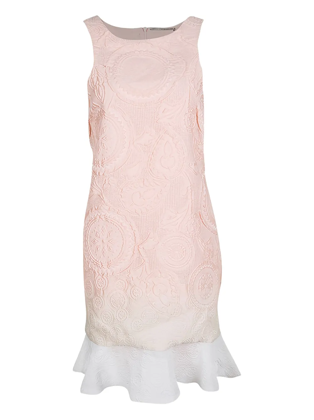 Ermanno Scervino Vintage jacquard ruffled dress | Pink | Image 1
