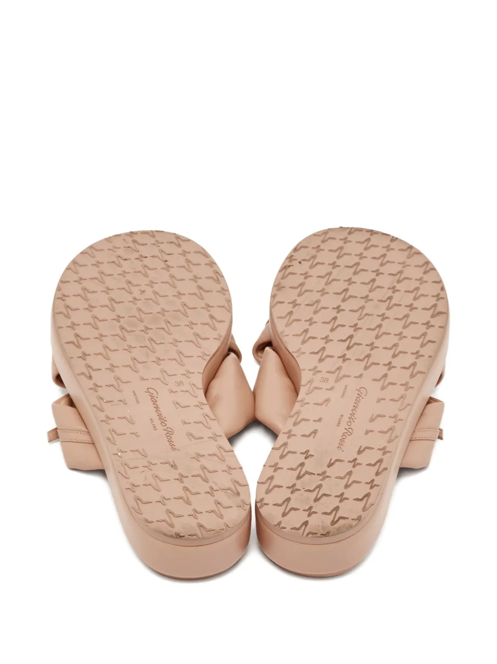 Gianvito Rossi 2024 プラットフォーム サンダル | ニュートラル