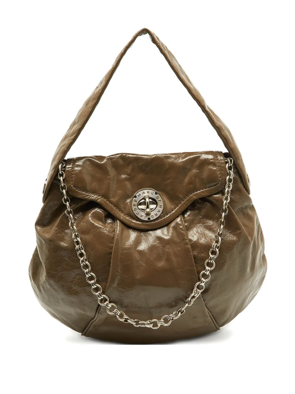 Marc Jacobs Vintage pre-owned leather chain-detail  shoulder bag | Brown | Image 1