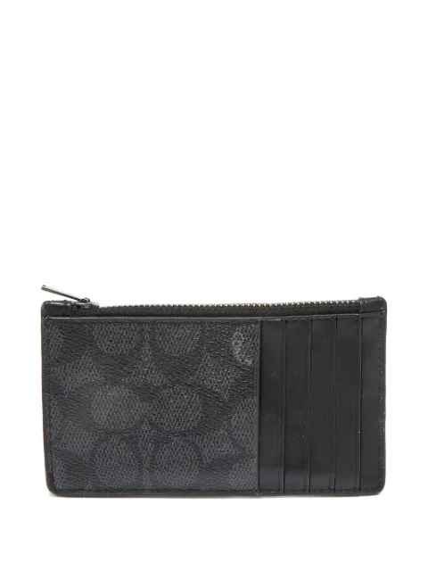 Coach Vintage 2024 monogram canvas cardholder