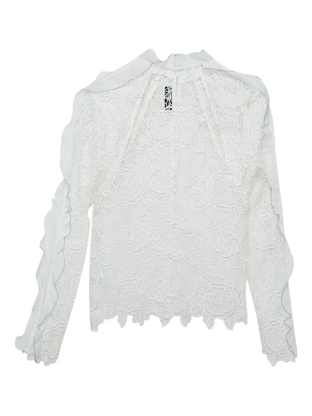 SELF-PORTRAIT Pre-owned 2012 Lace Blouse In White