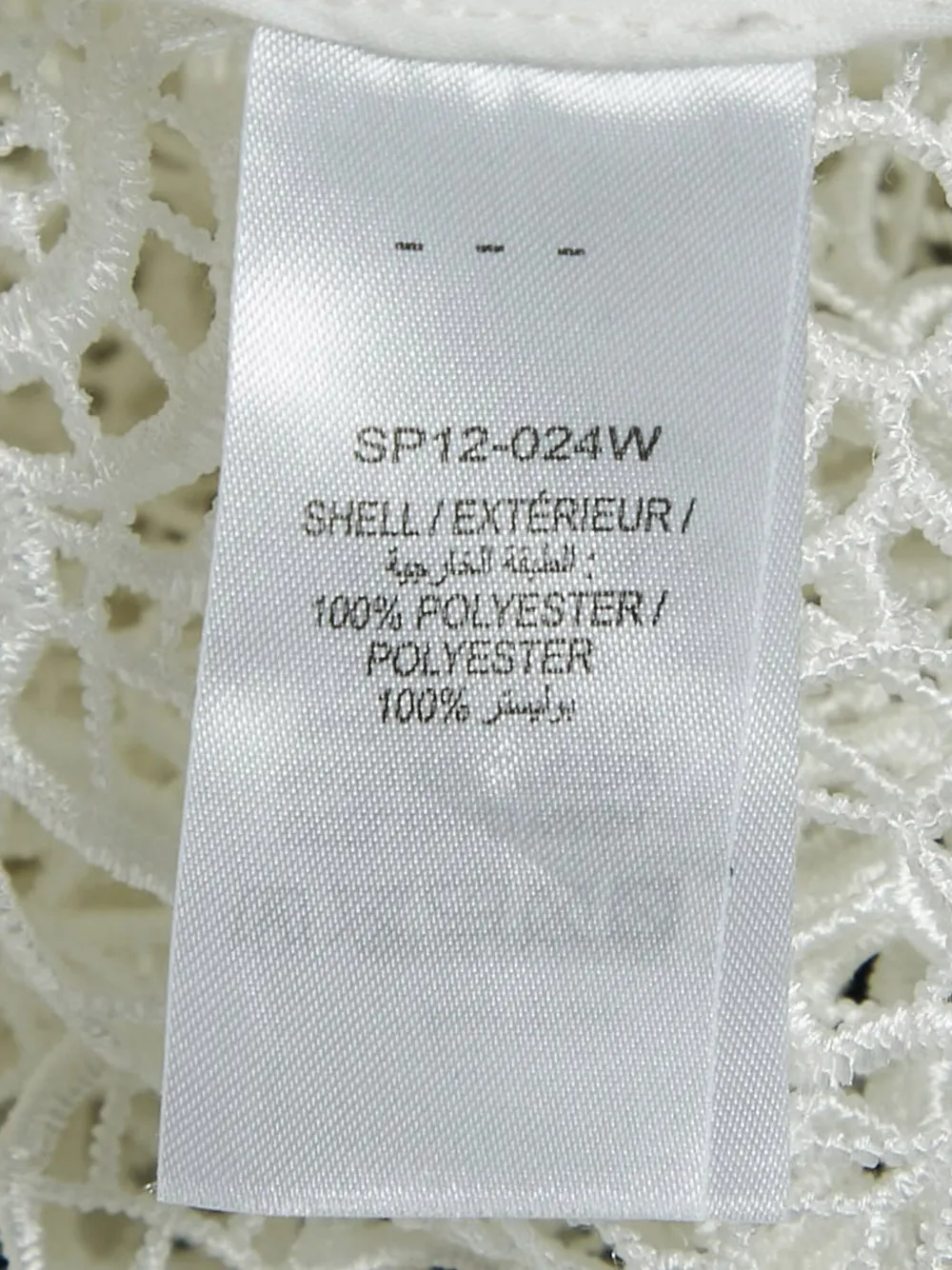 SELF-PORTRAIT Pre-owned 2012 Lace Blouse In White