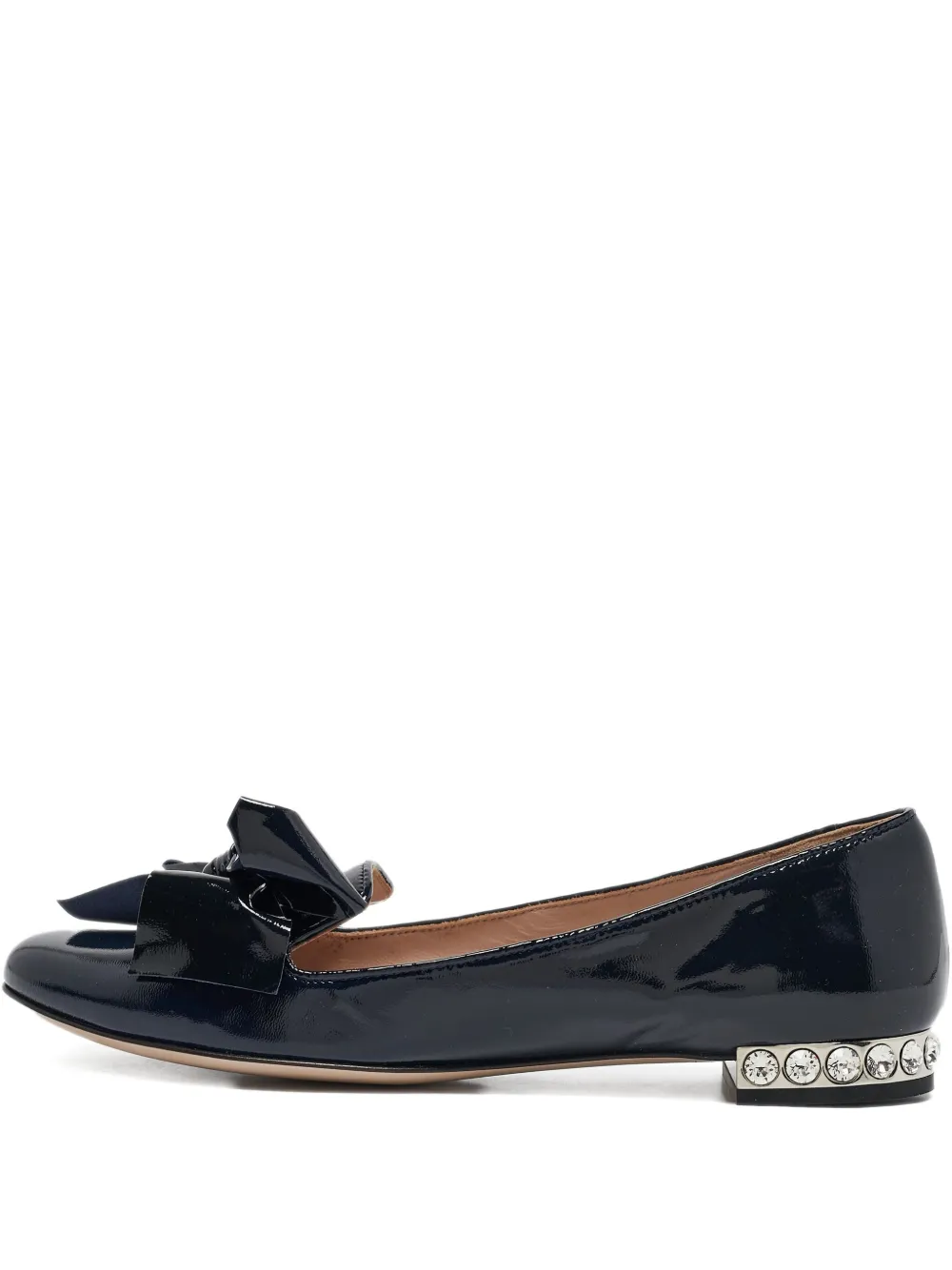 crystal-embellished ballet flats