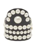 CHANEL Pre-Owned 2024 pearl-embellished bracelet - Black