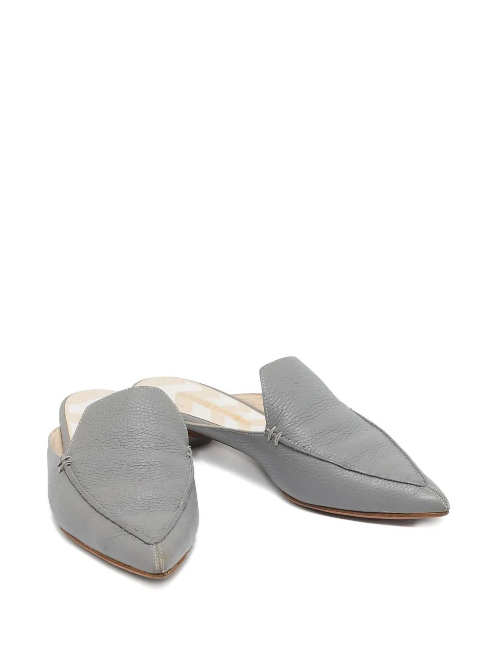 Pre-owned Nicholas Kirkwood Pointed Toe Low Heel Mules