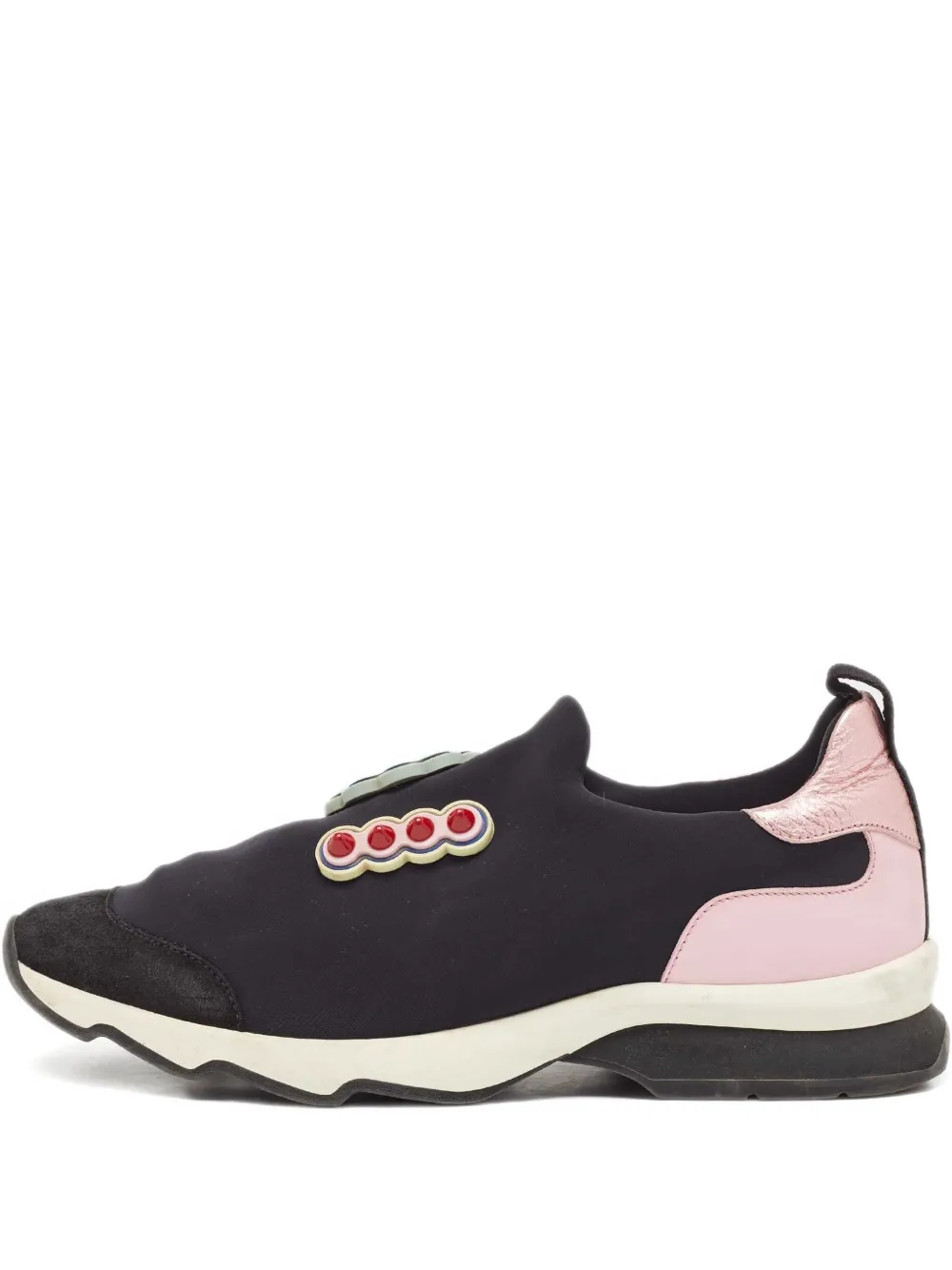 Pre-owned Fendi Studded Sneakers