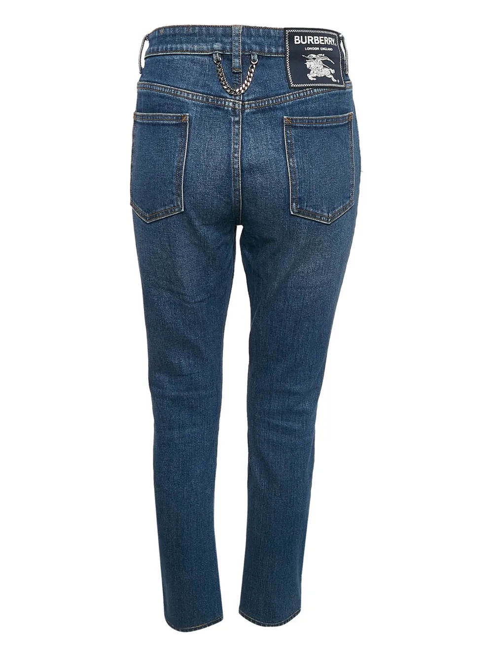 Burberry Pre-Owned 2023 chain-embellished jeans | Image 2