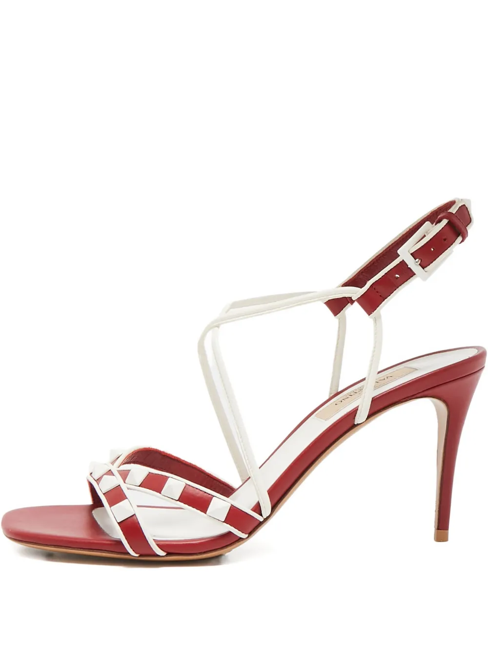Pre-owned Valentino Garavani 80mm Leather Heeled Sandals