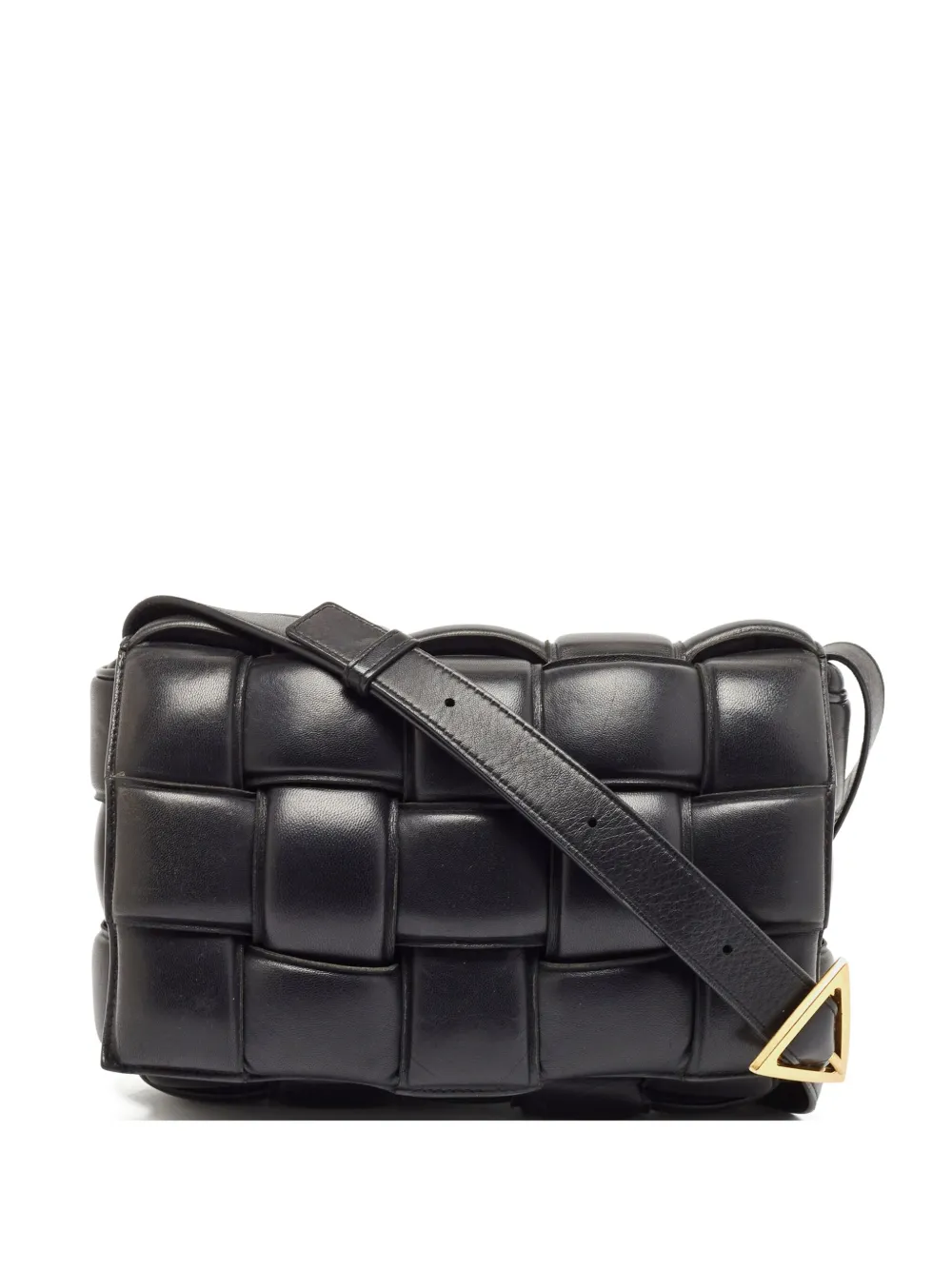 Bottega Veneta Pre-Owned quilted leather shoulder bag | Black | Image 1