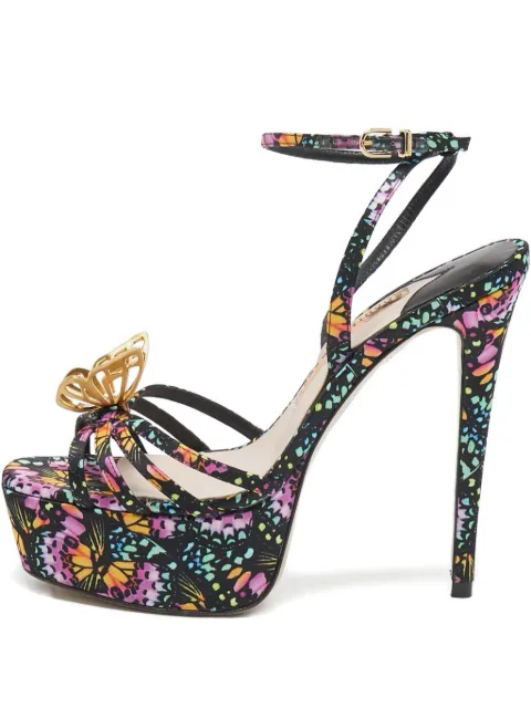 Sophia Webster 140mm butterfly-motif heeled sandals