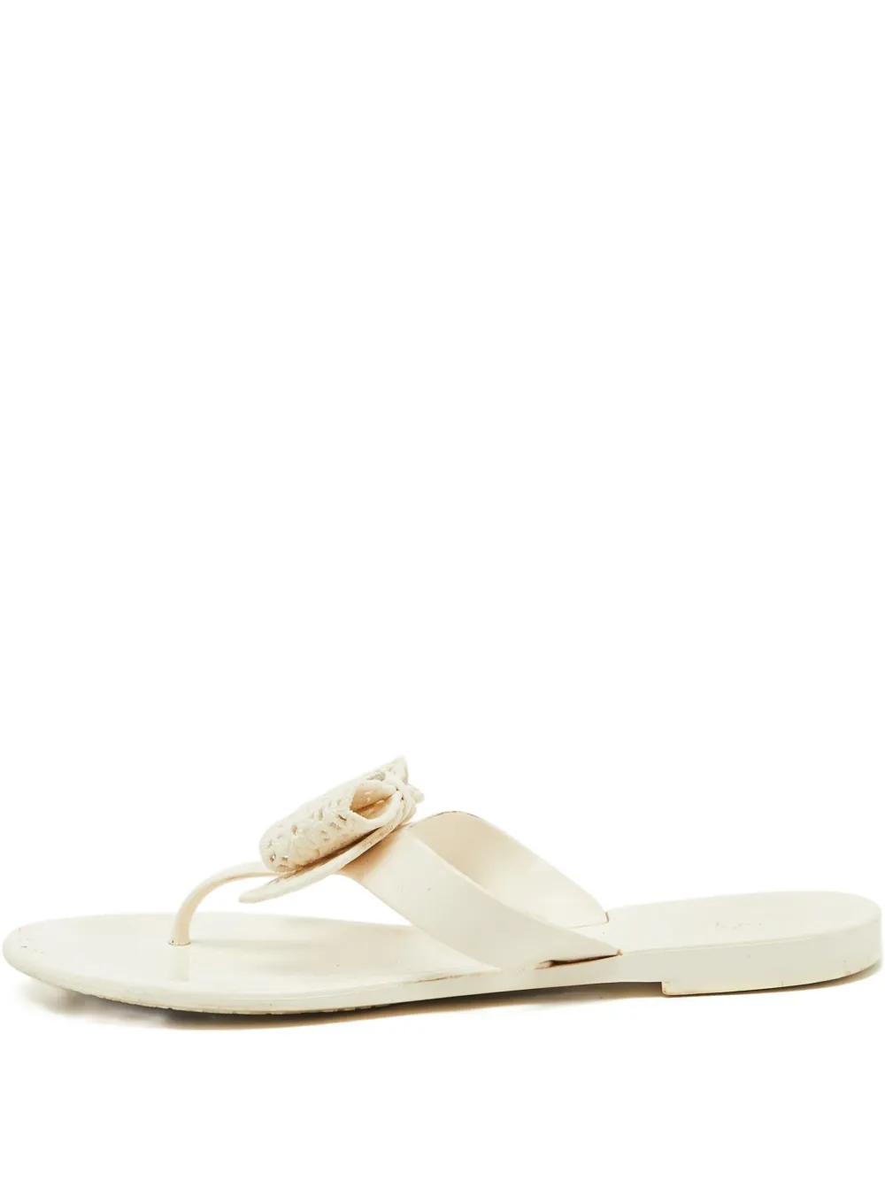 Pre-owned Ferragamo Bow-detail Flat Sandals