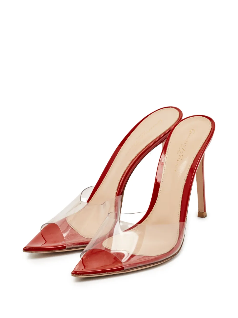 Gianvito Rossi clear panel pointed-toe heels | Image 2