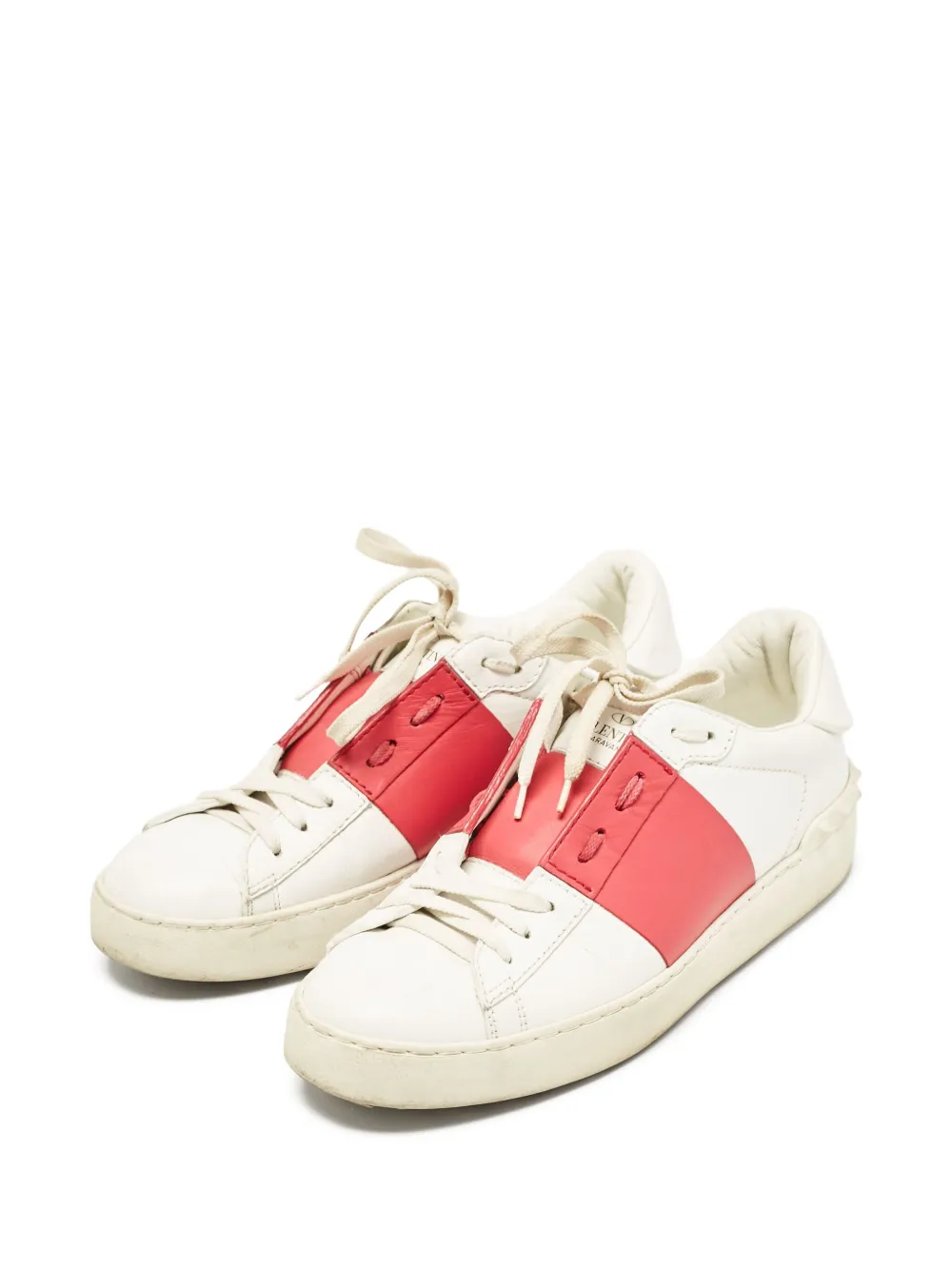 Valentino Garavani Pre-Owned Leren sneakers - Wit