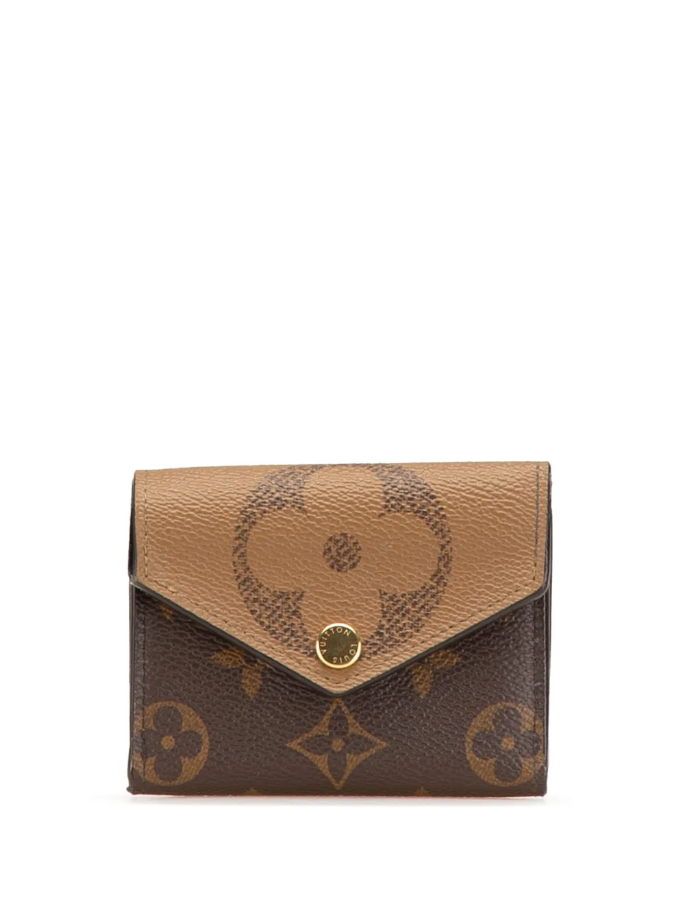 Louis Vuitton Pre-Owned 2021-2024 Monogram Giant Reverse Zoe Wallet Louis Vuitton Pre-Owned 2021-2024 Monogram Giant Reverse Zoe Wallet
