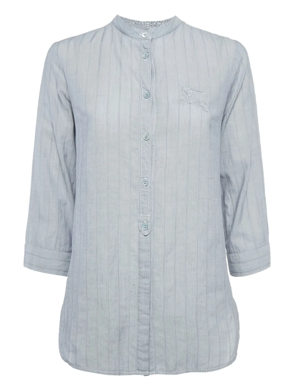 Burberry Pre-Owned striped button-up shirt | Blue | Image 1