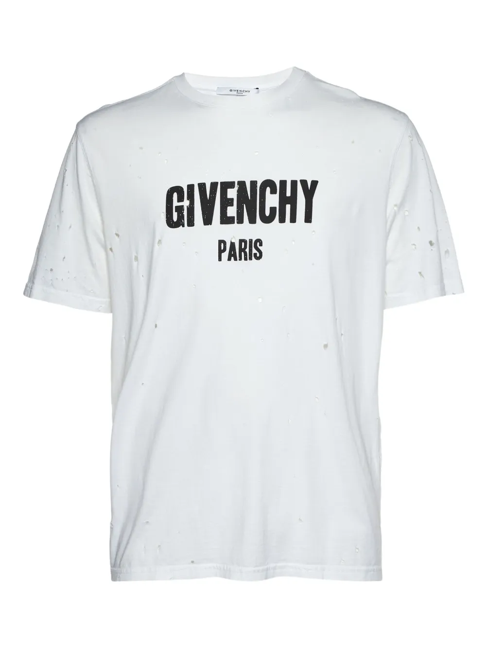 Givenchy Pre-Owned distressed graphic t-shirt | White | Image 1