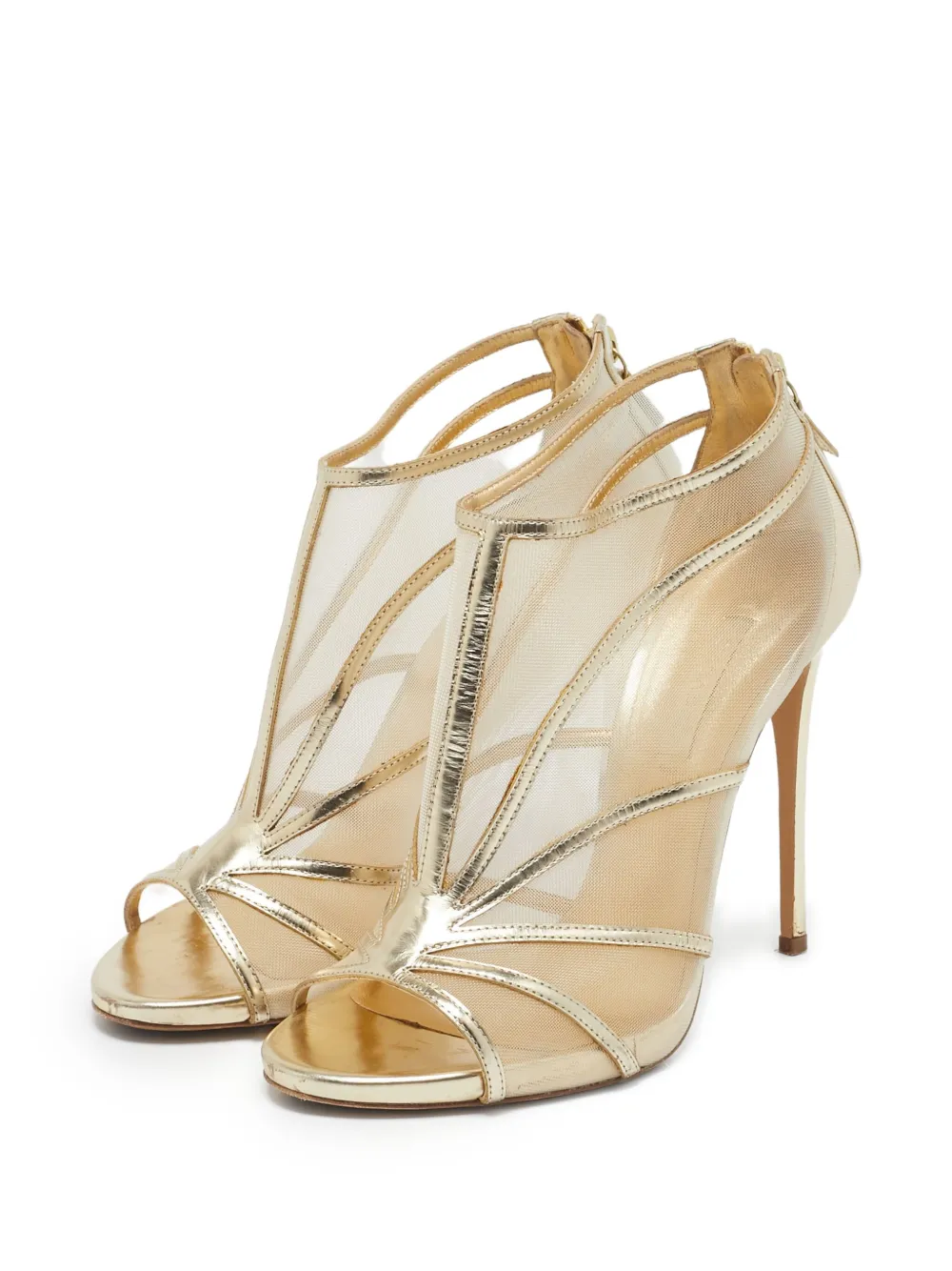 Casadei Vintage bottines transparent à bout ouvert | Image 2
