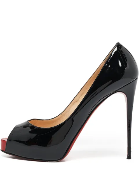 Christian Louboutin Pre-Owned zapatillas con peep-toe