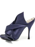 Nº21 pre-owned 130mm satin wrap sandals - Blue