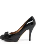 Ferragamo Pre-Owned patent-finish pumps - Black