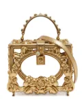 Dolce & Gabbana Pre-Owned floral clasp box bag - Gold