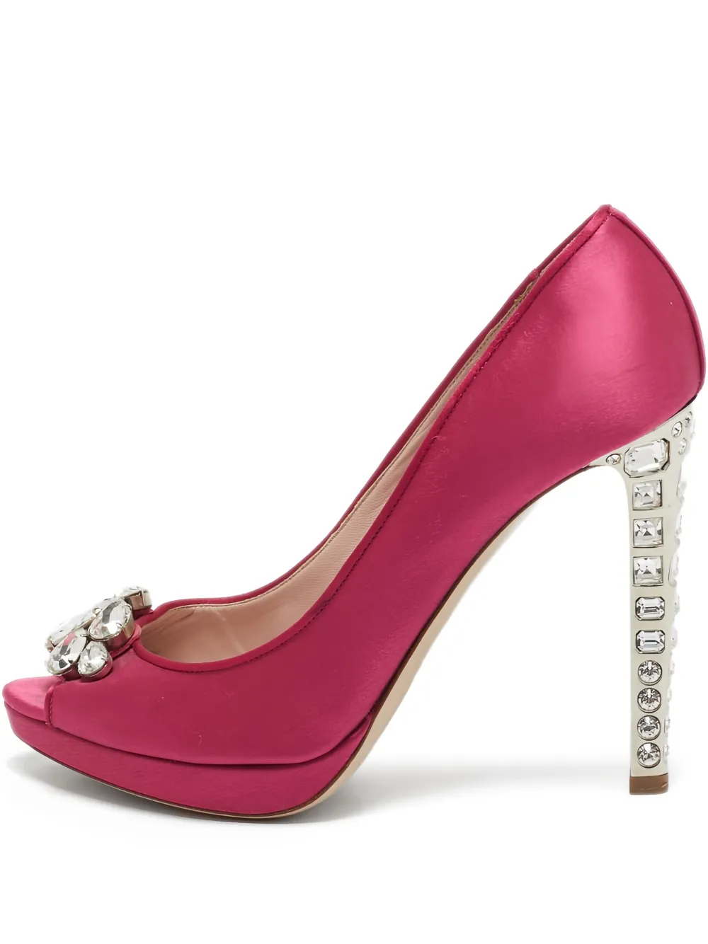 Miu Miu Pre-Owned zapatillas con tacón de 120mm | rosado | Image 1