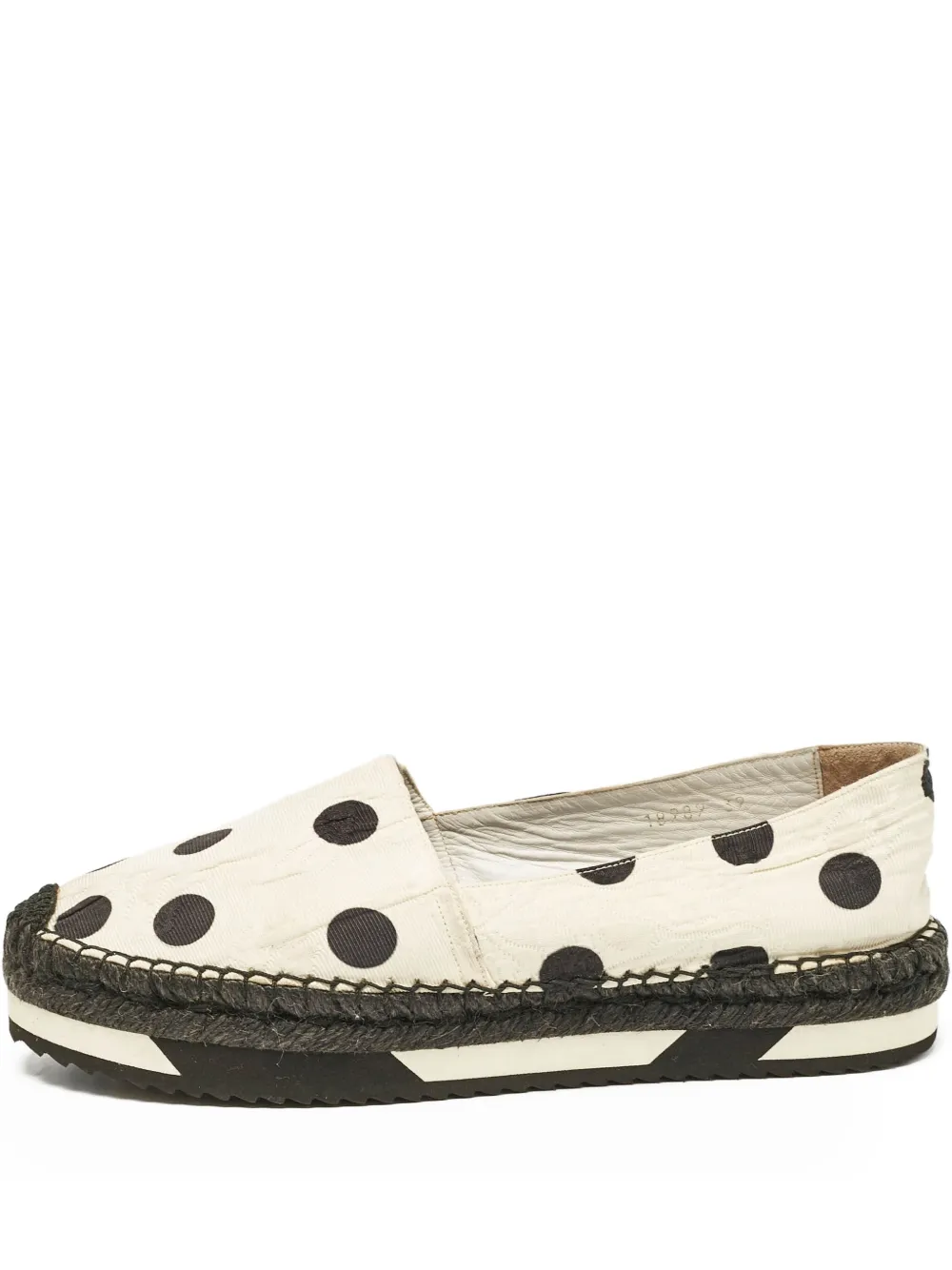 polka-dot espadrilles