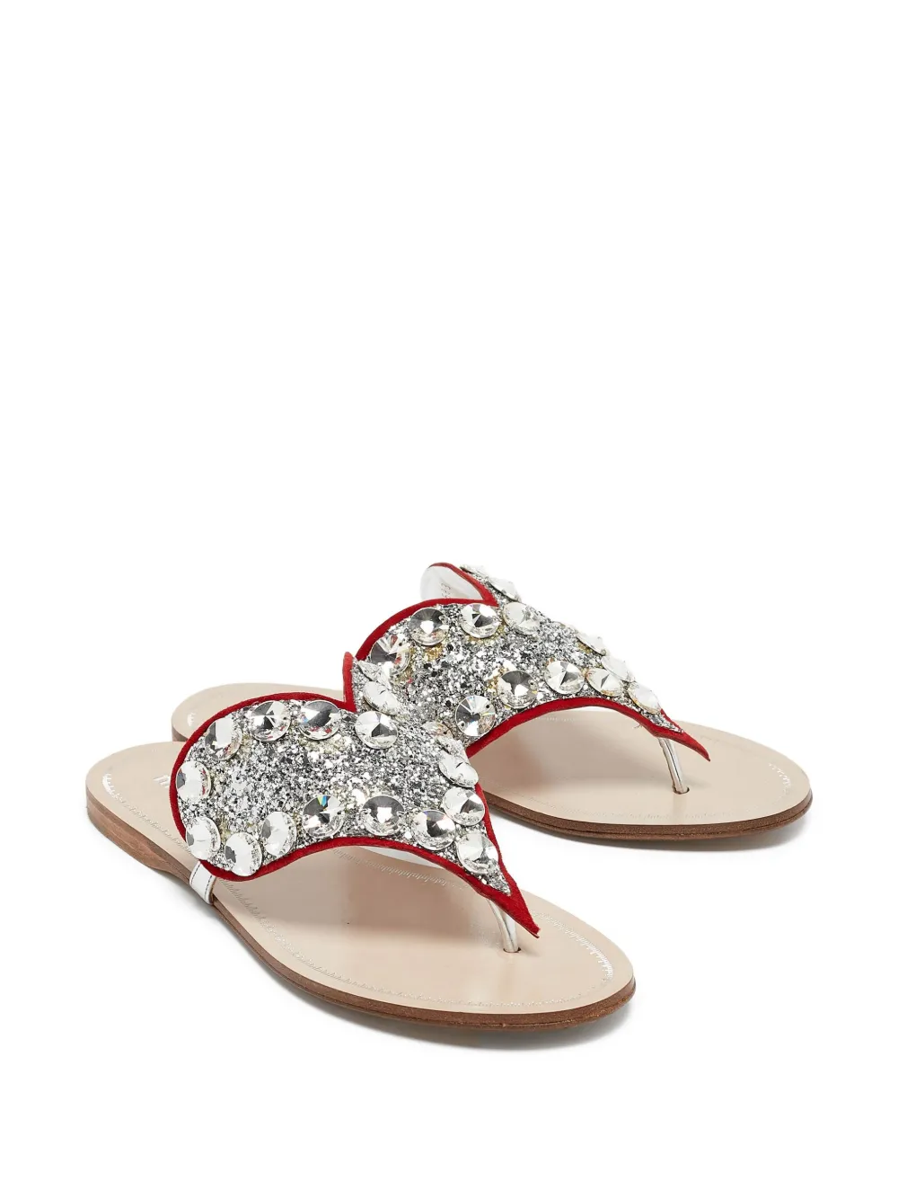 Miu Miu Pre-Owned crystal-embellished sandals | Image 2