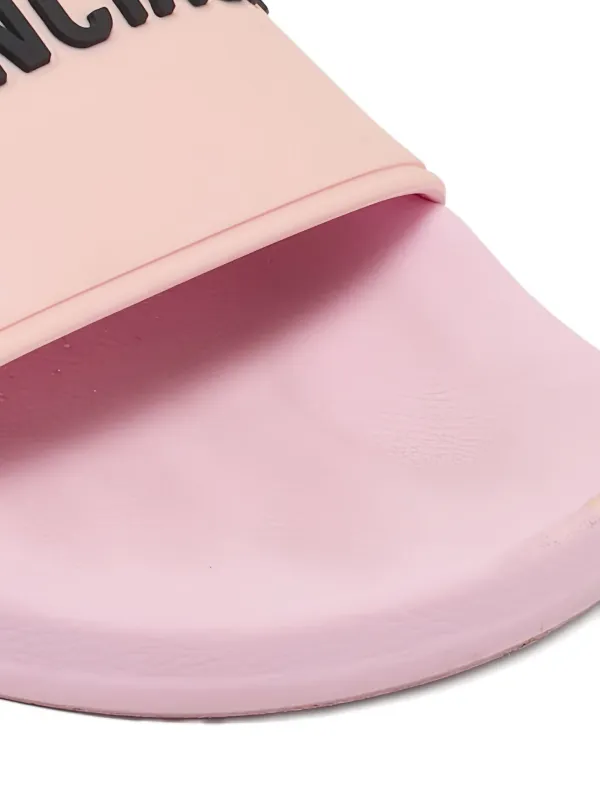 Balenciaga Pre-Owned ロゴ サンダル | ピンク | FARFETCH JP