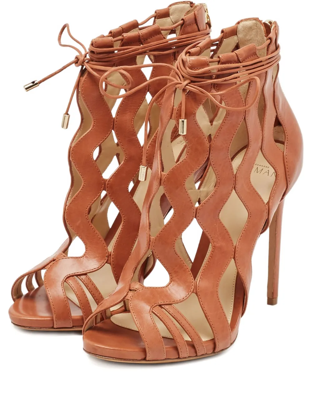 Pre-owned Alexandre Birman  100mm Loreta Boots