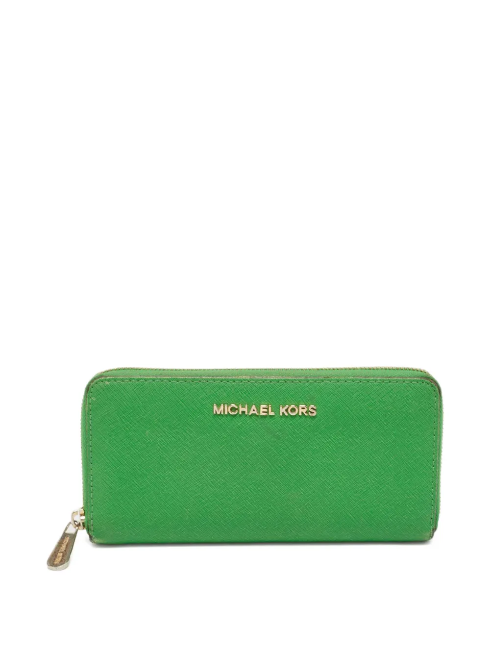 Michael Kors Vintage ファスナー財布 - グリーン Michael Kors Vintage ファスナー財布 - グリーン