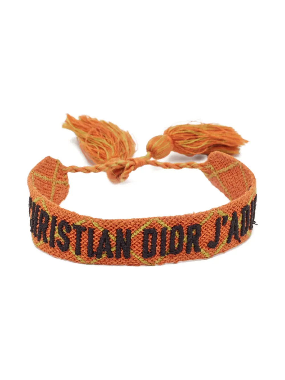 Christian Dior Pre-Owned J'Adior タッセル ブレスレット - オレンジ Christian Dior Pre-Owned J'Adior タッセル ブレスレット - オレンジ