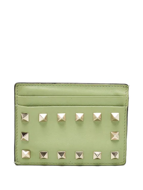 Valentino Garavani Pre-Owned Rockstud leather card holder