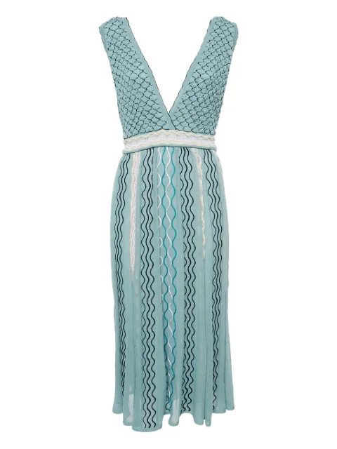 Missoni Pre-Owned wave-pattern midi dress