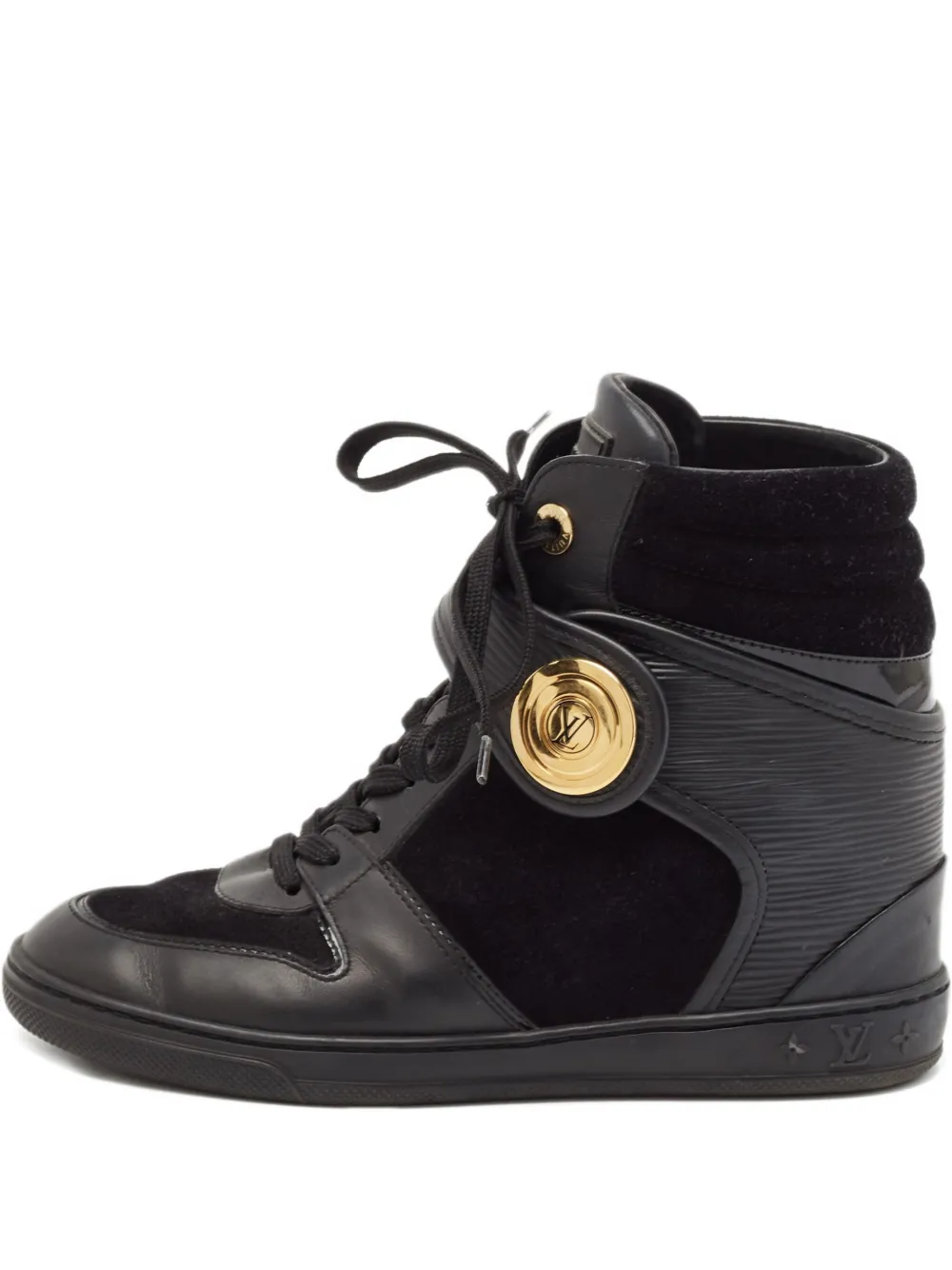 Louis Vuitton Pre-Owned レザースニーカー - ブラック Louis Vuitton Pre-Owned レザースニーカー - ブラック