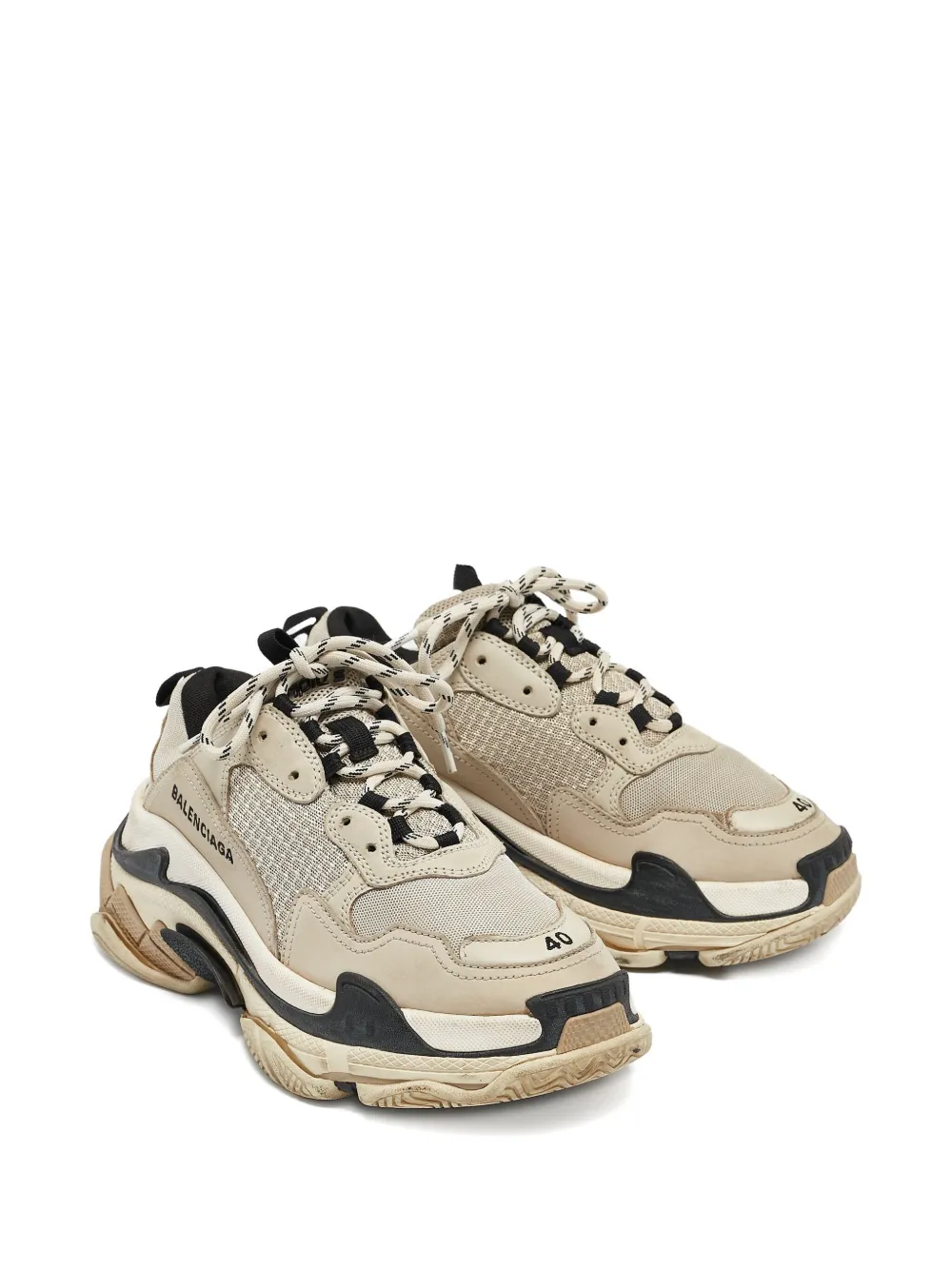 Balenciaga Pre-Owned Triple S sneakers - Zwart