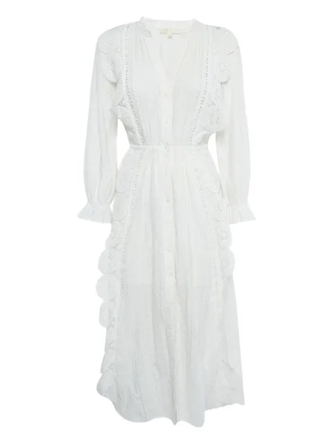 Maje lace-detailing midi dress