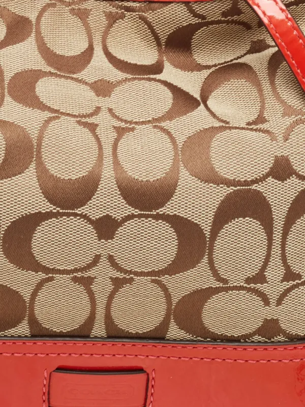 Coach Vintage Pre-owned monogram-print Shoulder Bag | Orange