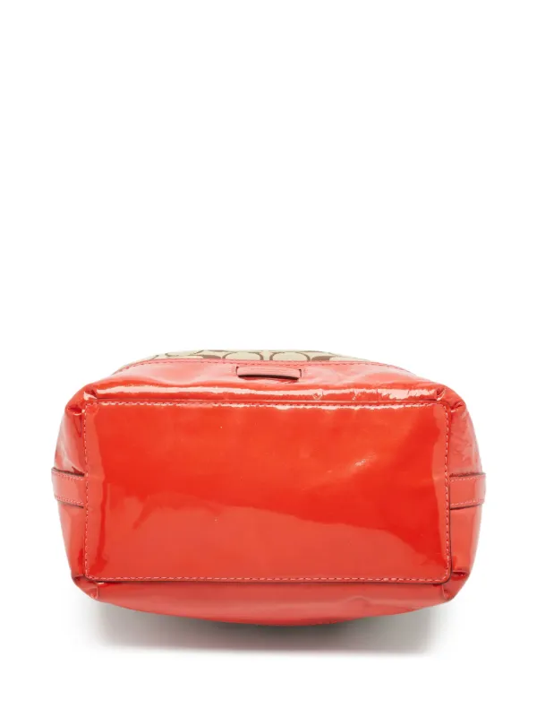 Coach Vintage Pre-owned monogram-print Shoulder Bag | Orange