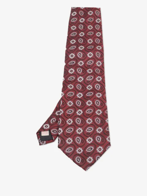 Brioni Vintage corbata con estampado floral 2024