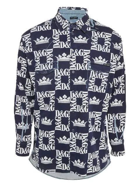 Dolce & Gabbana Pre-Owned crown-logo shirt
