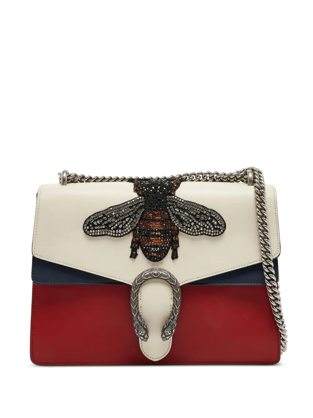 Gucci Pre-Owned ビーディテール ショルダーバッグ - ホワイト Gucci Pre-Owned ビーディテール ショルダーバッグ - ホワイト