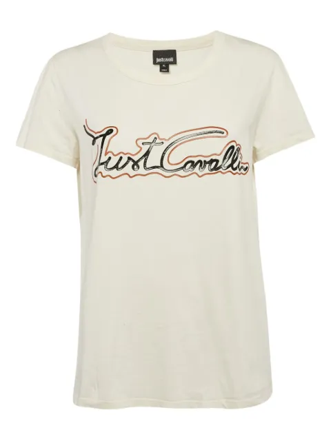 Just Cavalli Vintage 2024 logo-print T-shirt